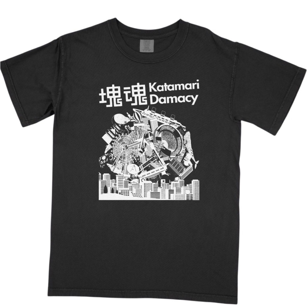 Night Channels Katamari Damacy T-Shirt | Rare PS2 Mister Mosquito Cho Aniki Sz S